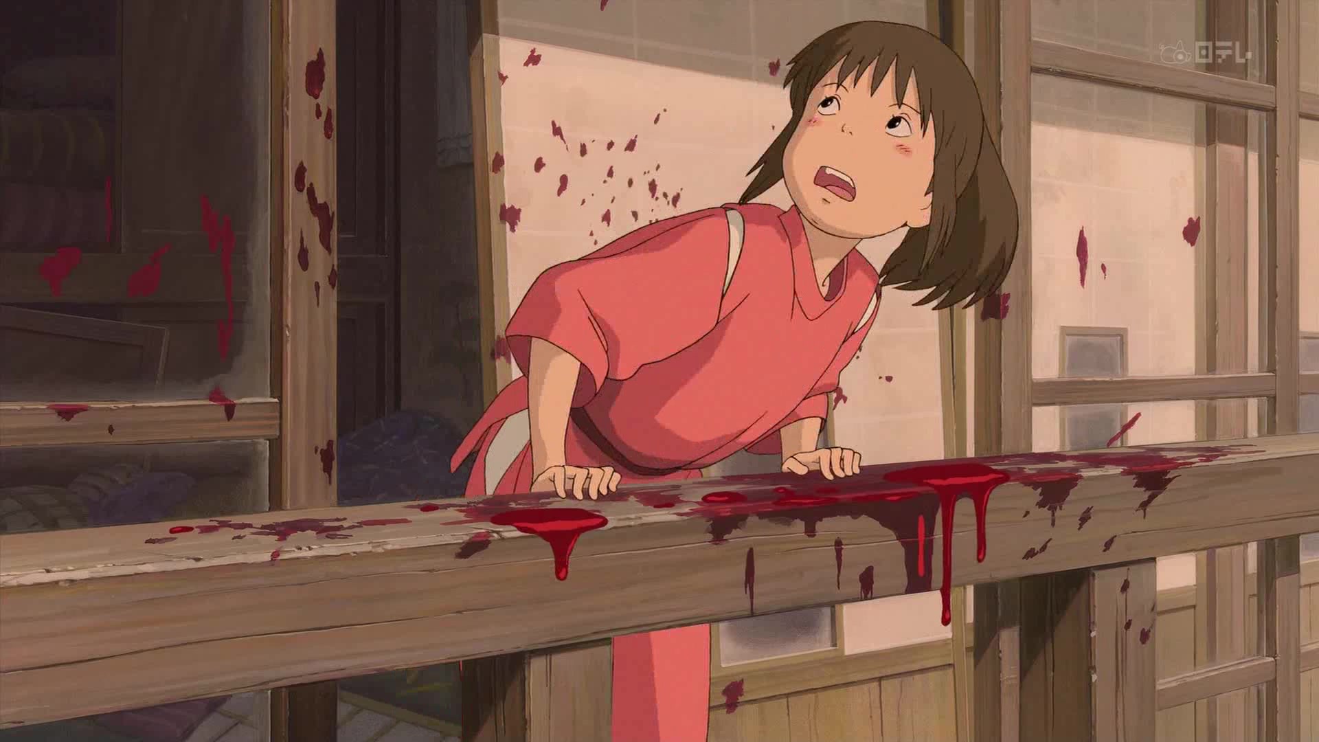 吉卜力-千与千寻(2001):受伤的白龙