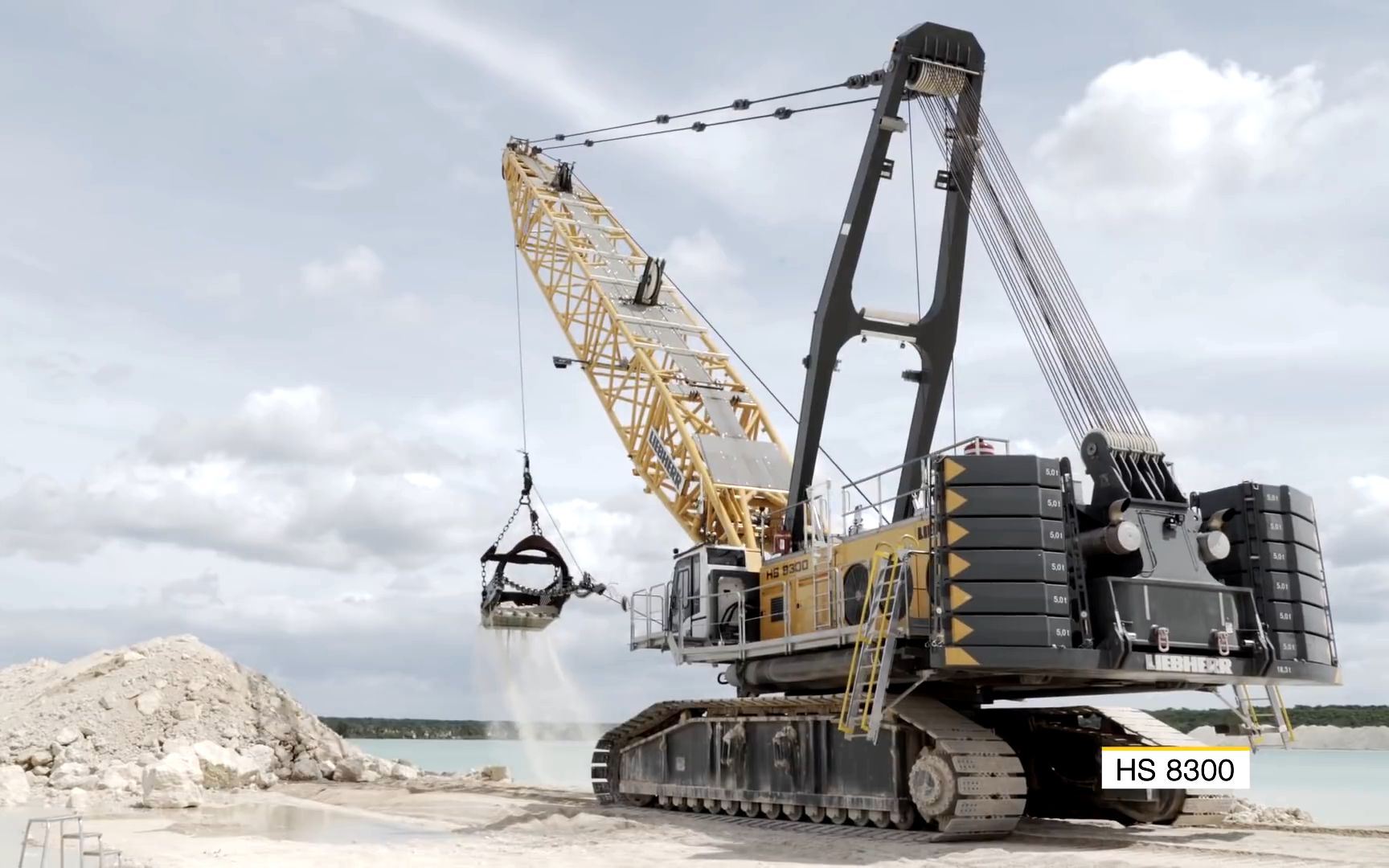 利勃海尔 liebherr hs系列拉铲_哔哩哔哩 (゜-゜)つロ 干杯~-bilibili