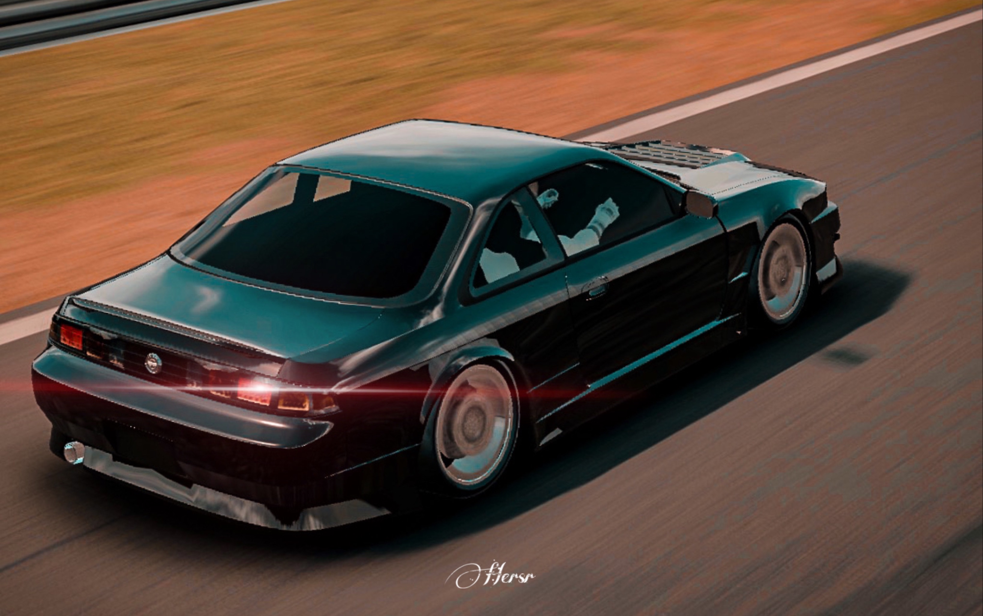 【绝对赛车】s14漂移车 筑波改装榜榜首_哔哩哔哩bilibili