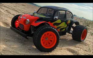 Скачать видео: 【转载】田宫 Tamiya Blitzer Beetle 海滩狂欢