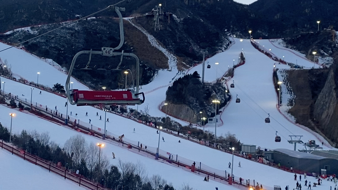 怀北滑雪场缆车
