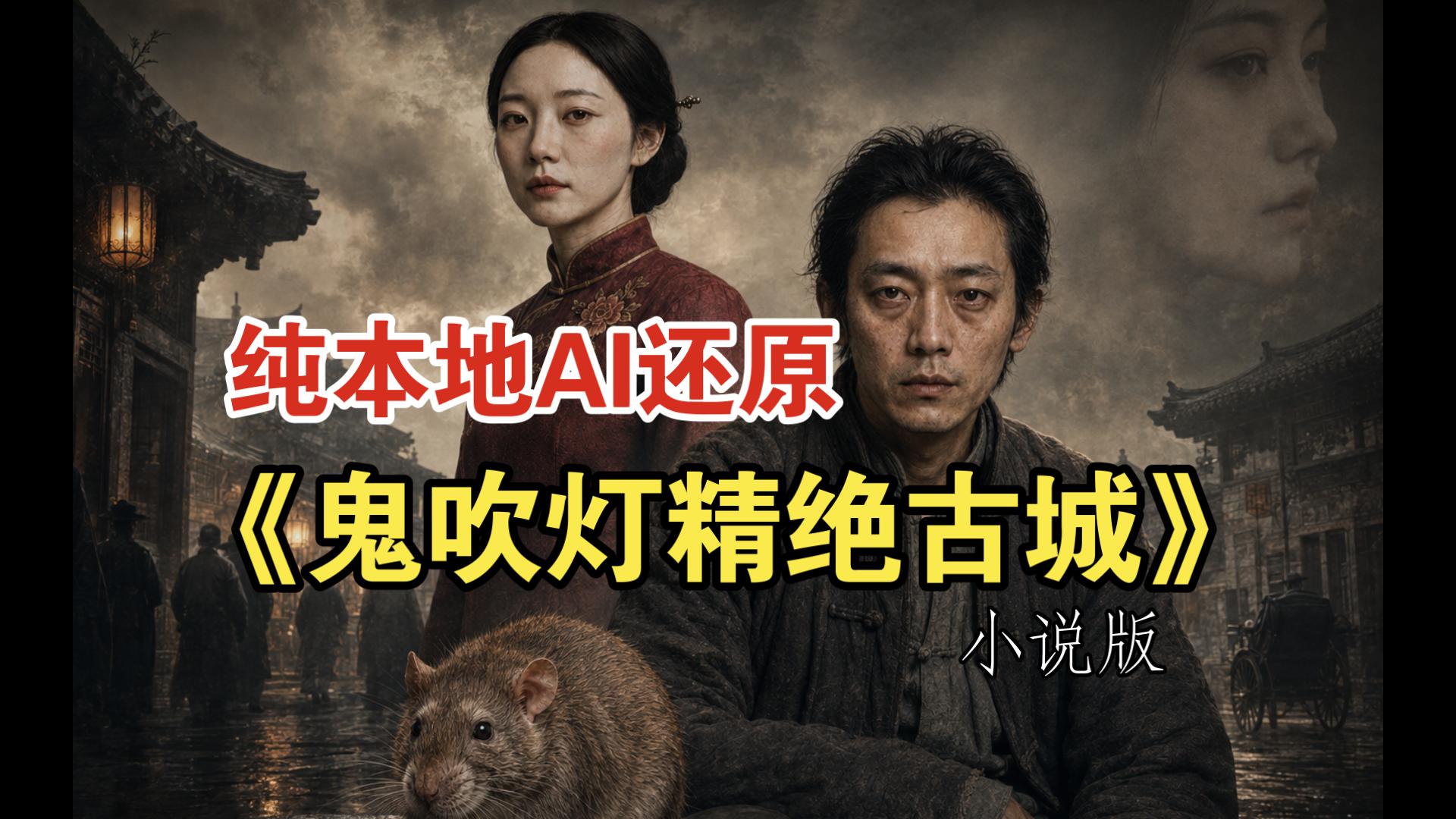 AI视频还原《鬼吹灯精绝古城》小说版，纯本地部署，minimax-h3，flux2
