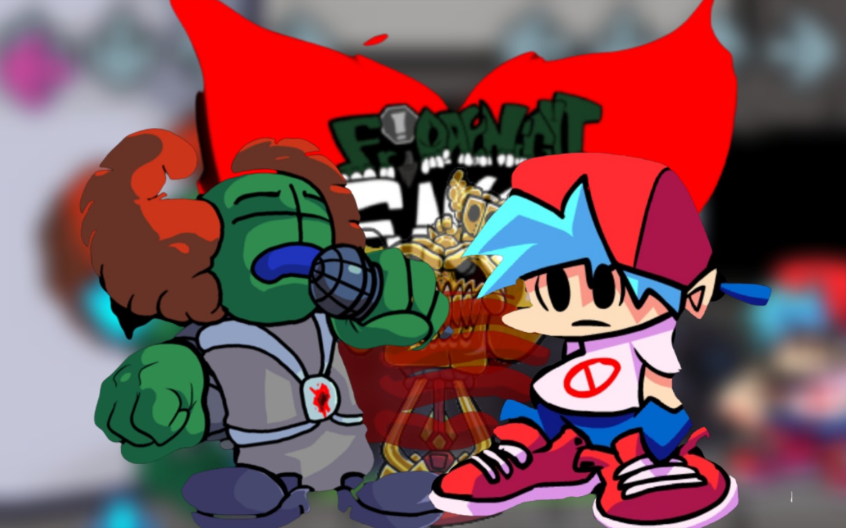 [friday night funkin]tricky0.5!不可思议 装置与杀戮