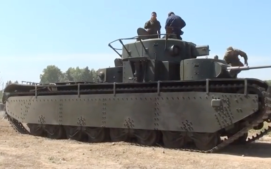 多炮塔神教的巅峰:苏联t-35重型坦克