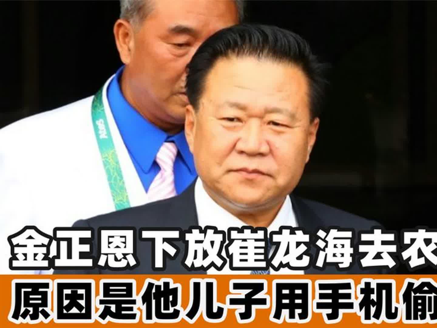 崔龙海曾被金正恩曾下放到农场改造,原因是他儿子用手机看韩剧!哔哩哔哩bilibili