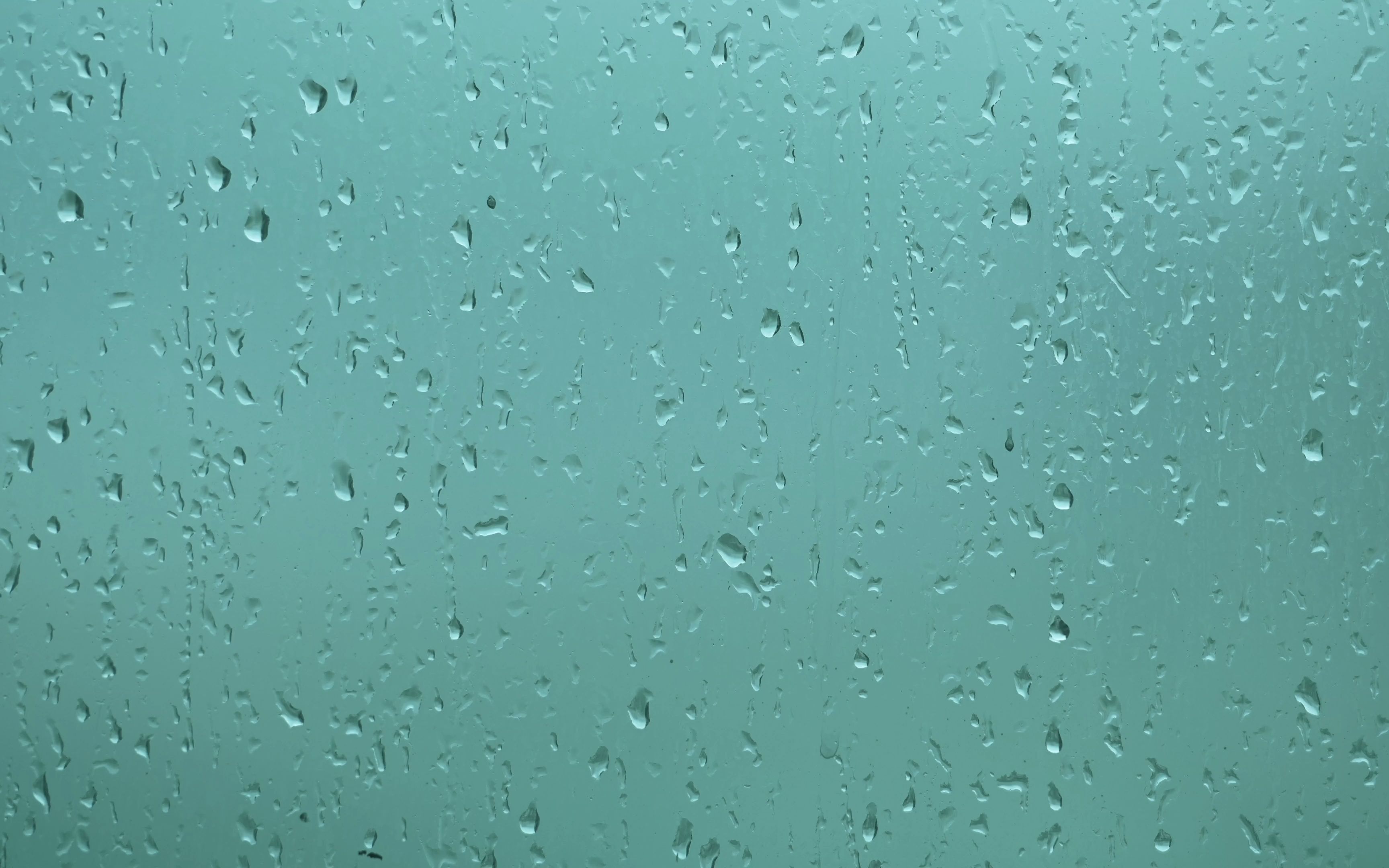 拍了个雨天玻璃片段