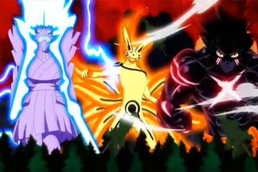 火影中的鸣人和佐助,海贼王的路飞,来到"龙珠"世界成为战五渣