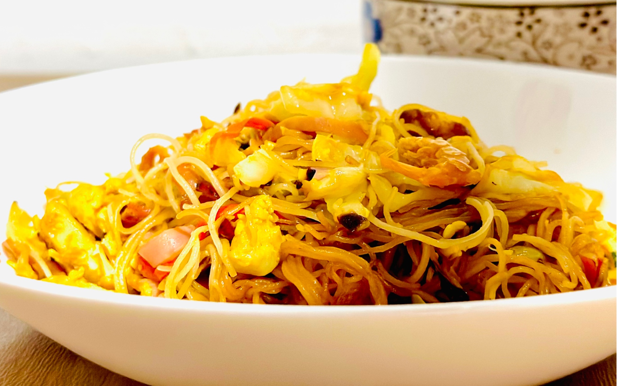 今天试了一道快手菜,叫炒榨面