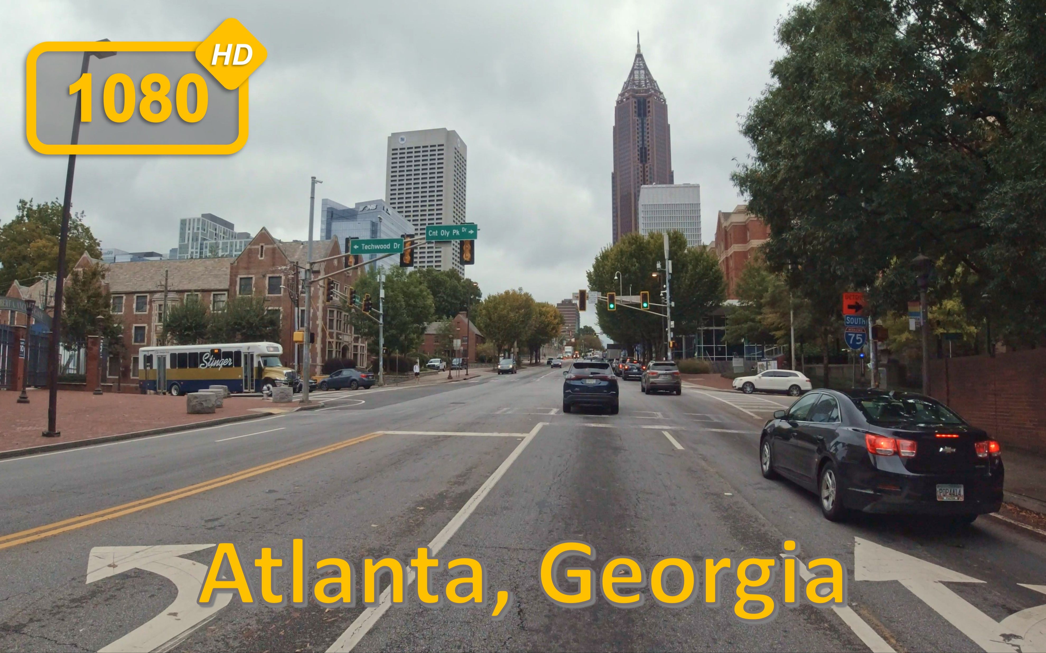 [图]亚特兰大，佐治亚州 Driving in Atlanta, Georgia - 行车旅游Vlog