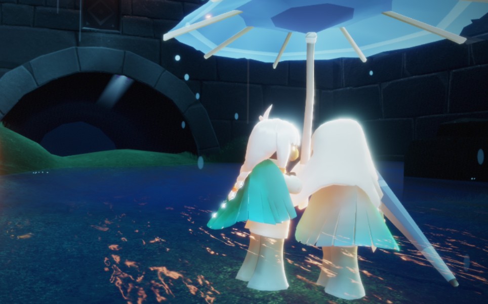 光遇在荧光森林冥想在荧光小菇恢复能量