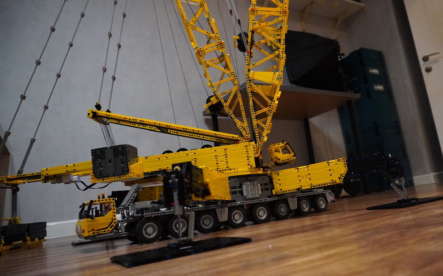 利勃海尔 lg1750 轮式起重机 lego乐高 technic科技/机械 moc