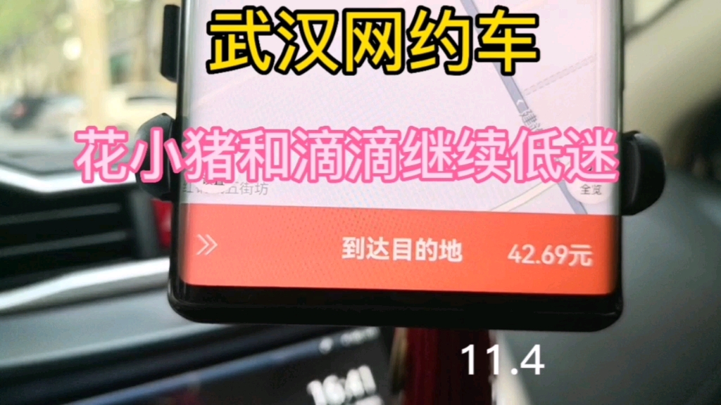 武汉网约车,花小猪和滴滴继续低迷11.4哔哩哔哩bilibili