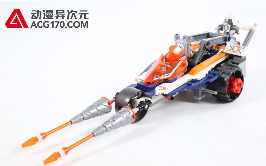 动漫异次元乐高未来骑士团70348兰斯的双枪冲锋战车