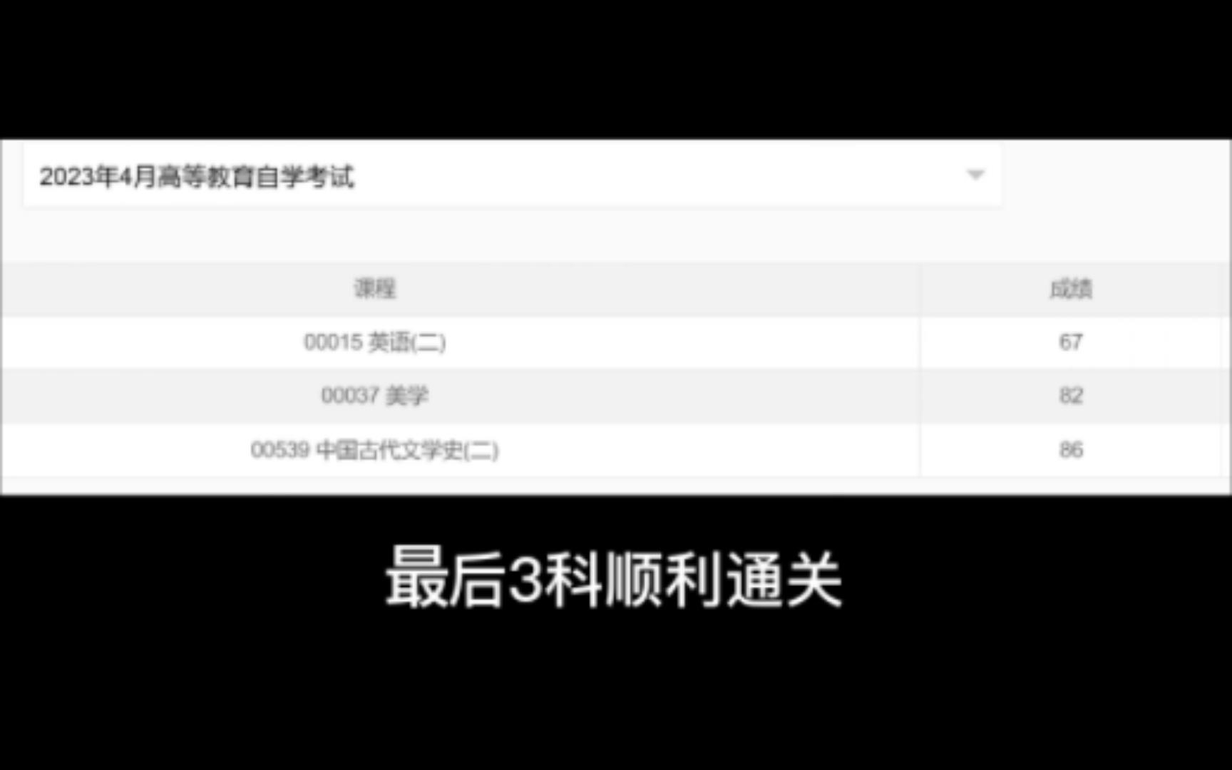 【自考成绩出来以后】202304考期成绩出来啦哔哩哔哩bilibili