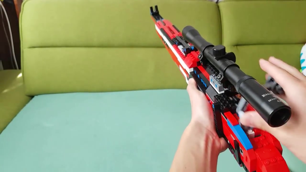 【砌砖小哥】乐高moc - 狙击步枪kar98k_哔哩哔哩 (゜-゜)つロ 干杯