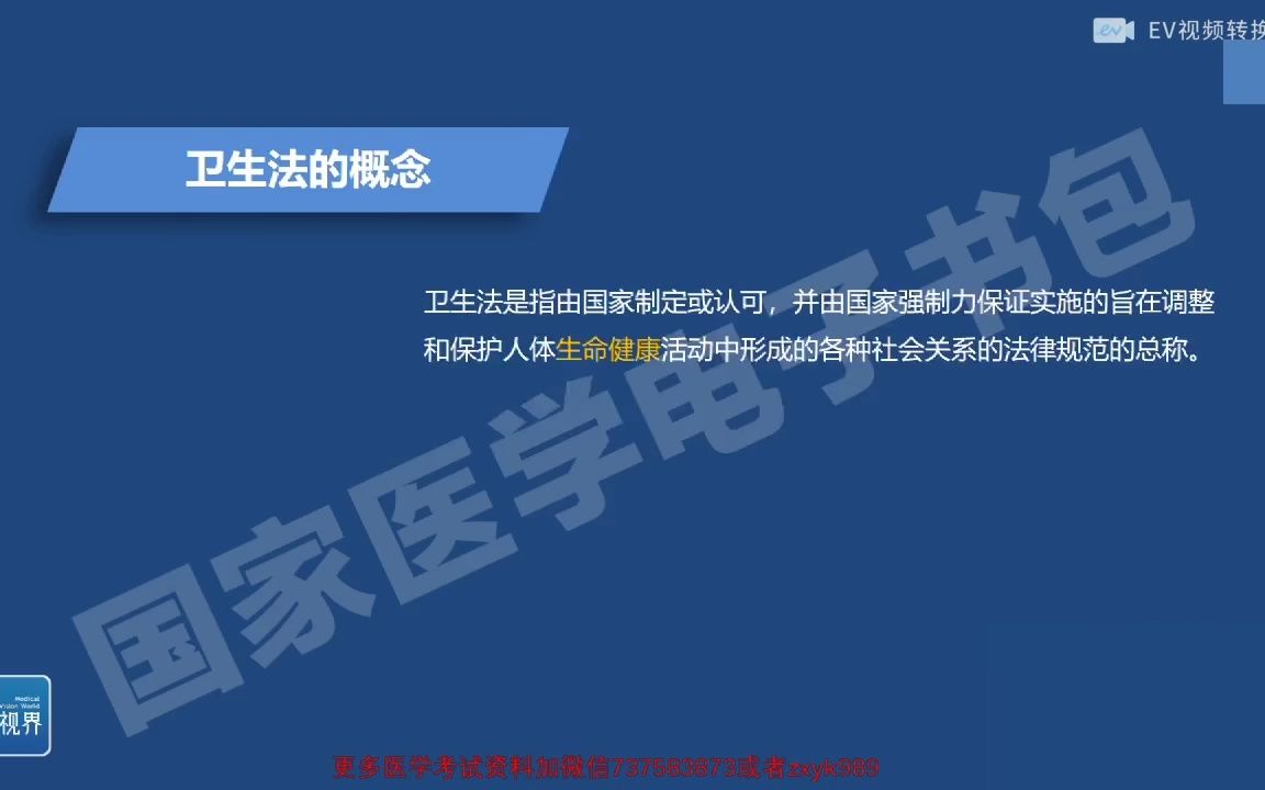 [图]2022年电子书包规培结业考试课程内科外科中医全科眼科助理全科第01讲政策法规