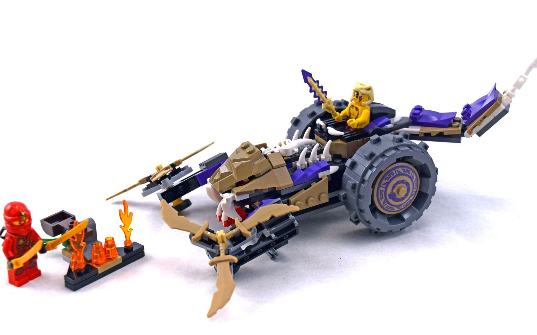 乐高lego70745幻影忍者狂蟒粉碎战车2015速拼评测