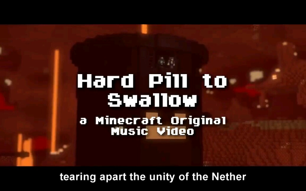 [图]【Rainimator】“HARD PILL TO SWALLOW”a Minecraft Original Music Video 难以咽下的苦果