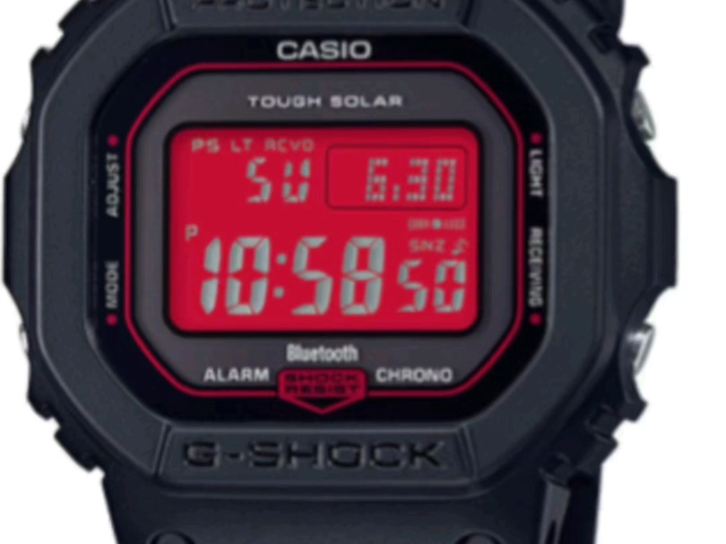 卡西欧血屏手表开箱