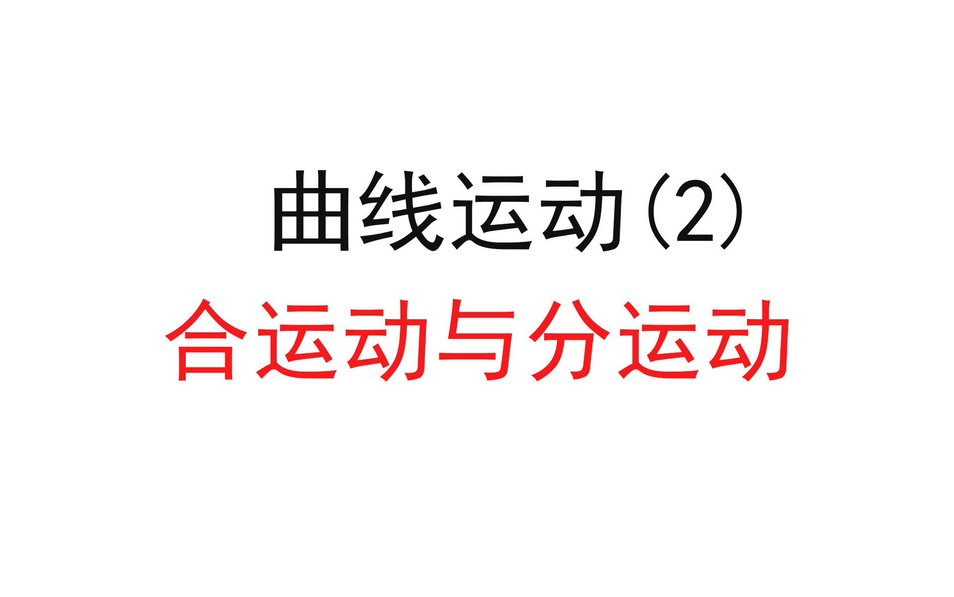 [图]59.【高中物理必修二】【曲线运动】合运动与分运动