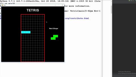 Build Tetris with Pygame #14 - Game Over 