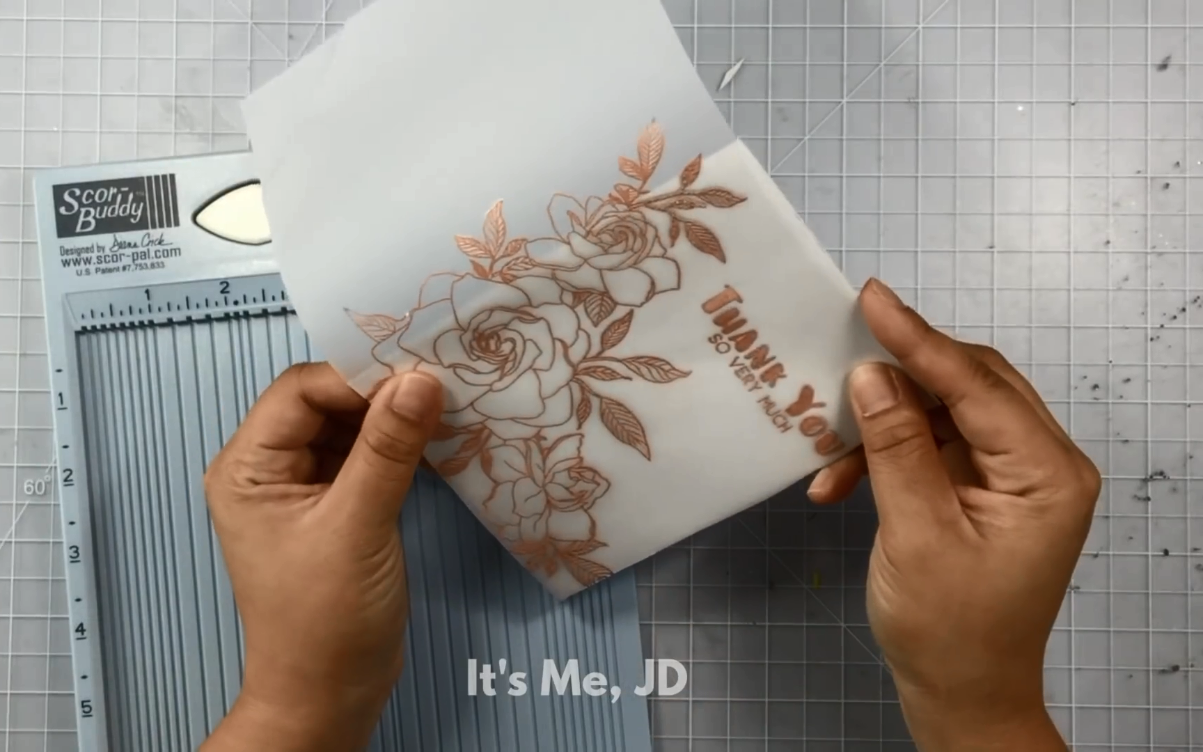 【硫酸纸使用技巧】vellum paper techniques for diy cards and