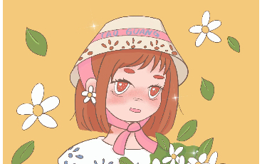 procreate卡通少女临摹