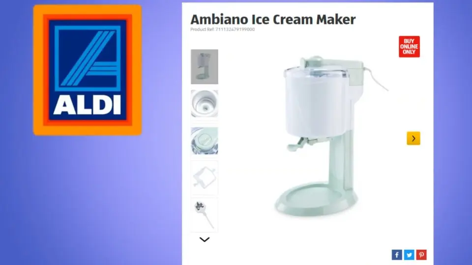 Ambiano ice cream online maker review