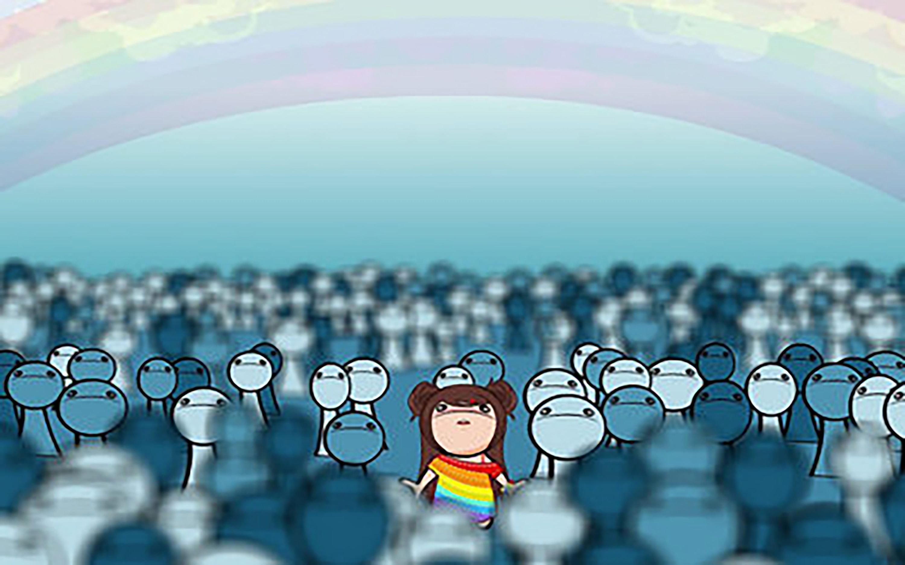 自娱自乐"茫茫人海之中总会遇到"