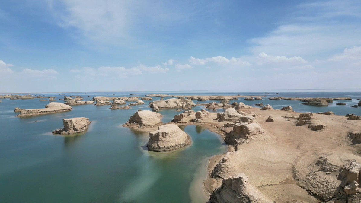 青海水上丹霞图片图片