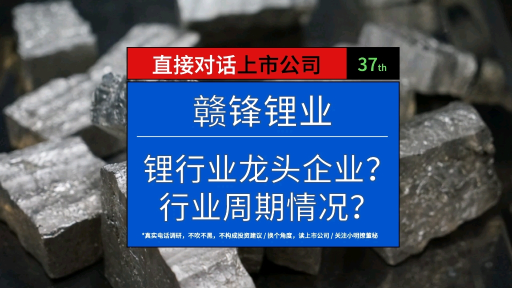 大家猜猜天齐锂业和戆锋锂业谁家的矿会好一点?哔哩哔哩bilibili