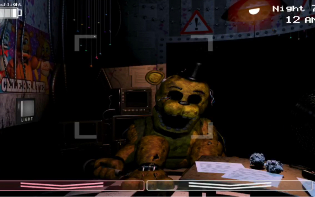 fnaf2如何防黄金弗莱迪