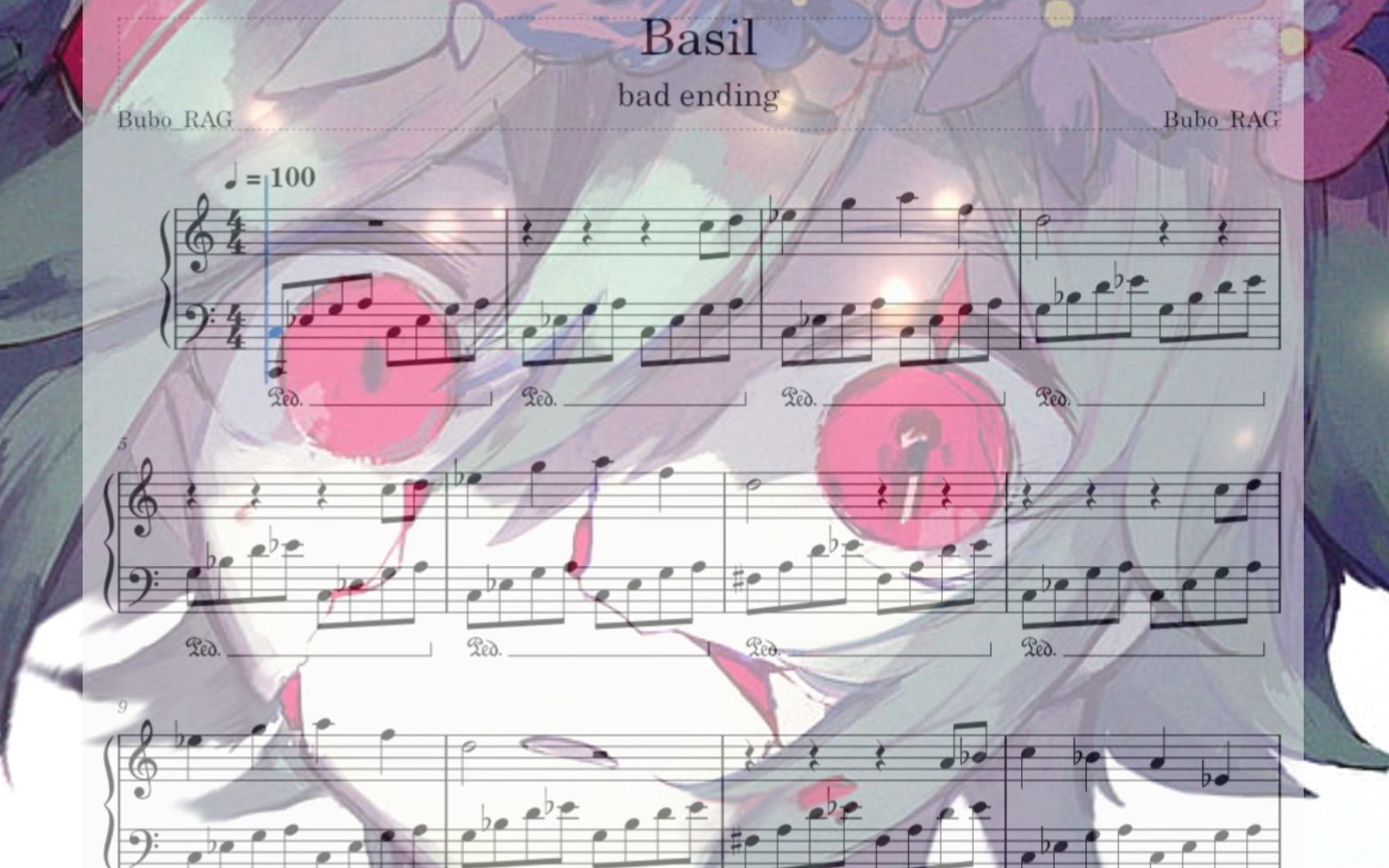 【原创】《Basil》 demo,钢琴独奏版本,NPC游戏BE既视感哔哩哔哩bilibili