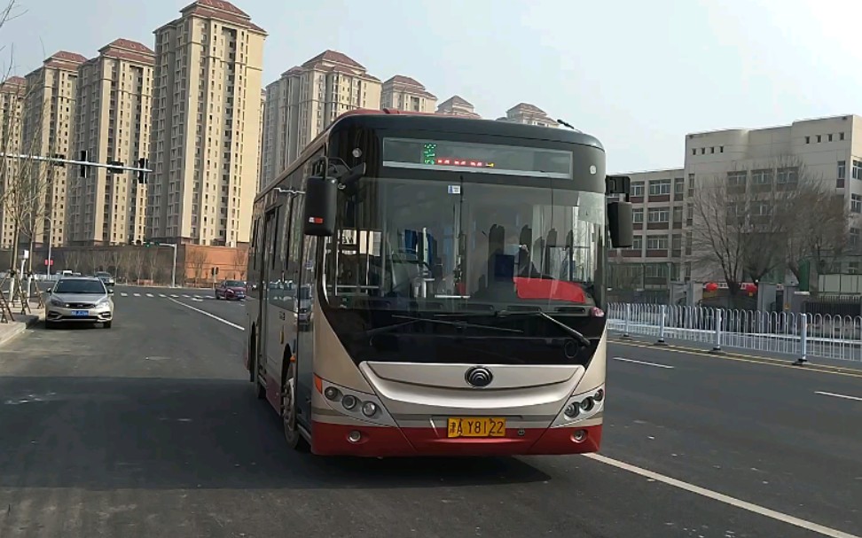 天津公交336路 zk6705bevg1 行驶实录&进出站_哔哩哔哩_bilibili