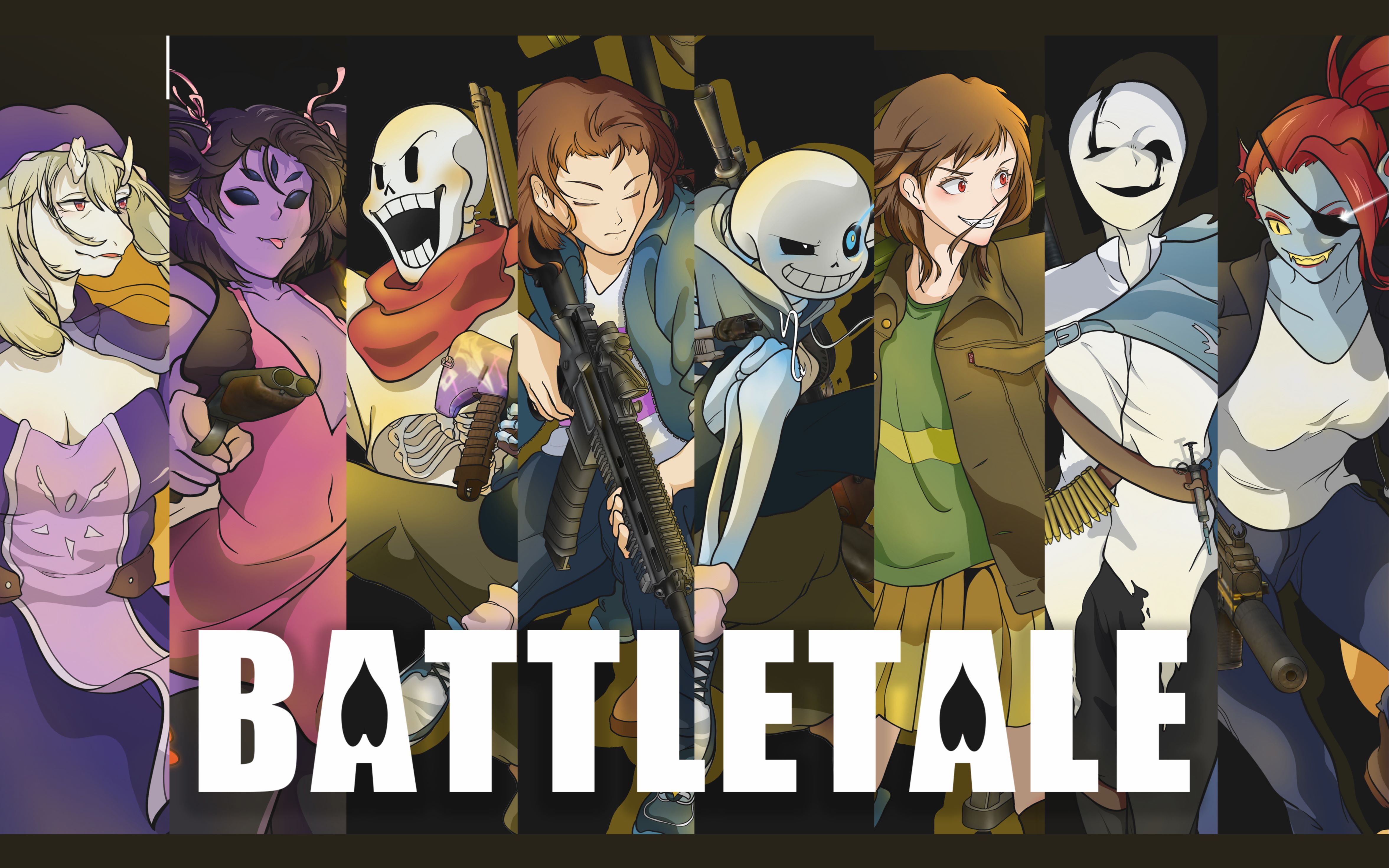 枪声音乐战争传说全boss战斗曲极致卡点国人aubattletaleundertale