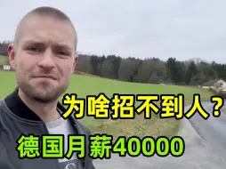 德国出现大量用工荒，每月4万人民币也不干？都是社会福利惹的祸