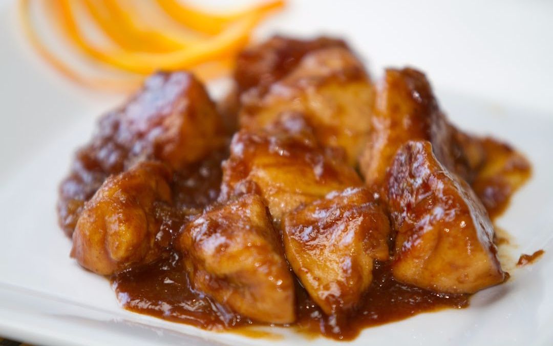 【mery西厨西点】中式桔子酱香鸡块 @柚子木字幕组