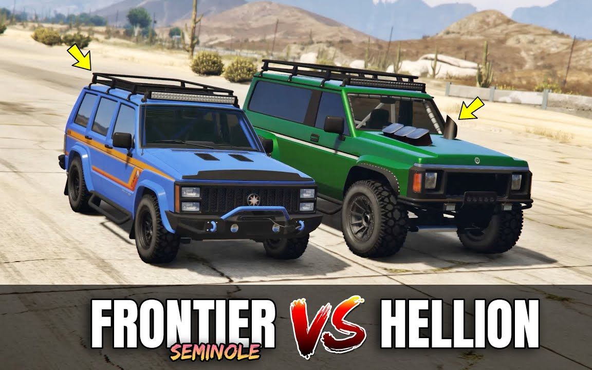 【gta5测评】全新suv"卡尼斯·陆上专家边境" vs 越野车"爱尼仕·恶人