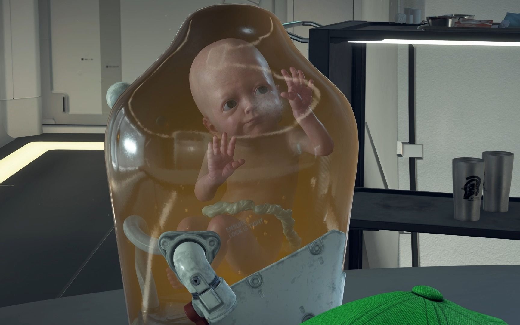 【死亡搁浅】bb被亡人抱走前和山姆的互动