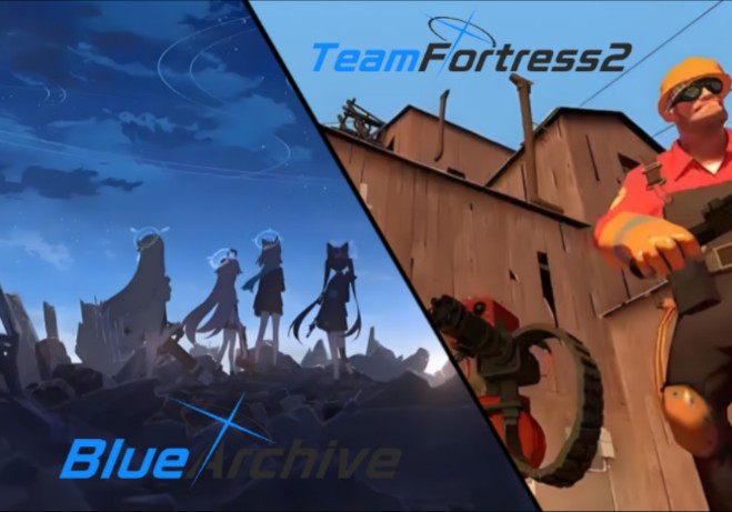 假如军团要塞的Engineer来到了碧蓝档案(第一集)哔哩哔哩bilibiliTeam Fortress 2