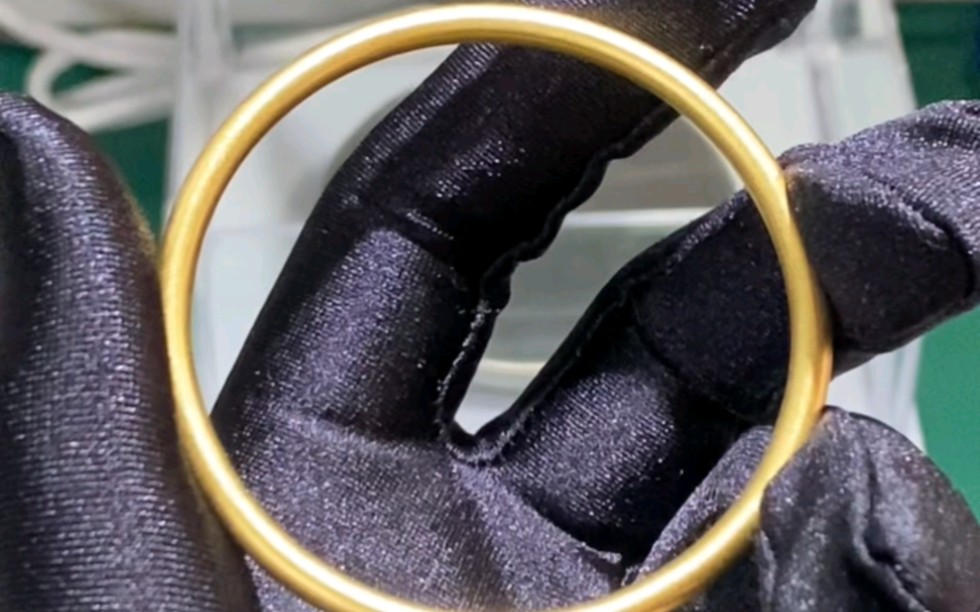 古法金手镯 素圈传承手镯 母亲节礼物 苏州黄金加工 吴江黄金加工