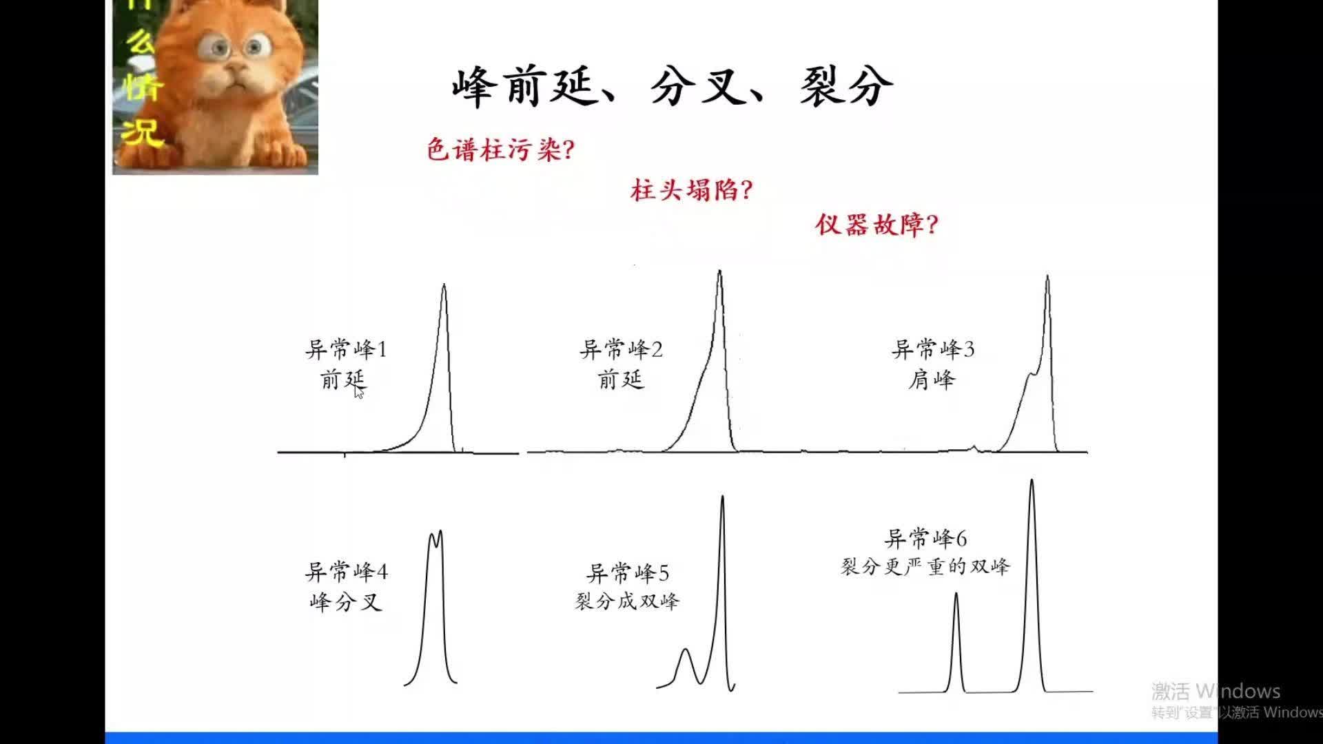 液相色谱异峰形分析哔哩哔哩bilibili