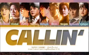 Download Video: SUPER JUNIOR 「Callin'」歌词分配 | The Road : Winter for Spring