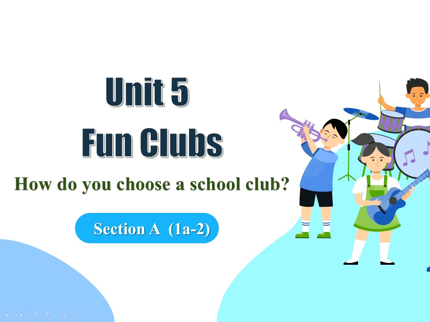 人教新教材七上U5 Fun Clubs Section A 1a1d 听说课哔哩哔哩bilibili