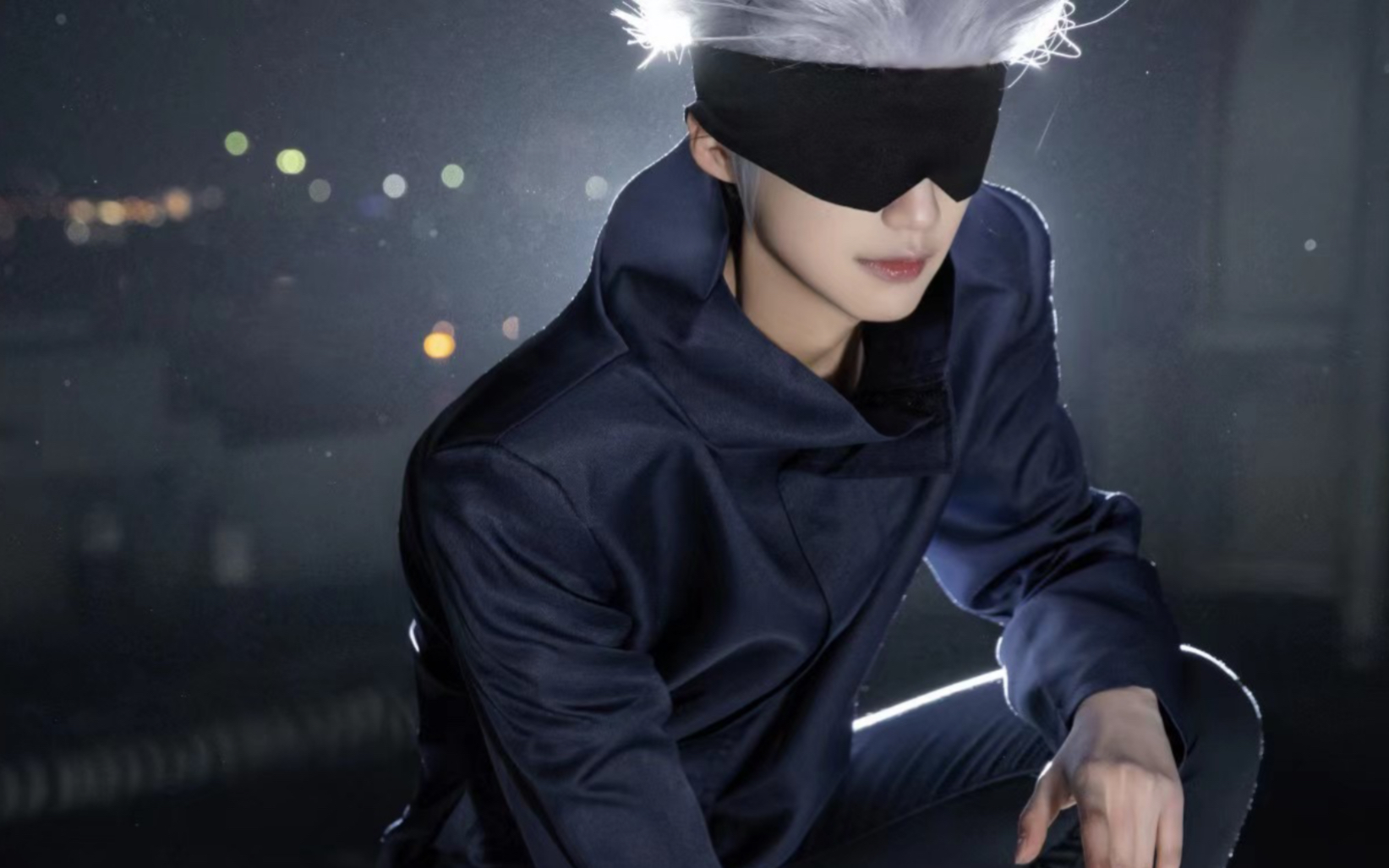 进来直呼老公咒术回战最强战力五条悟cos仿妆