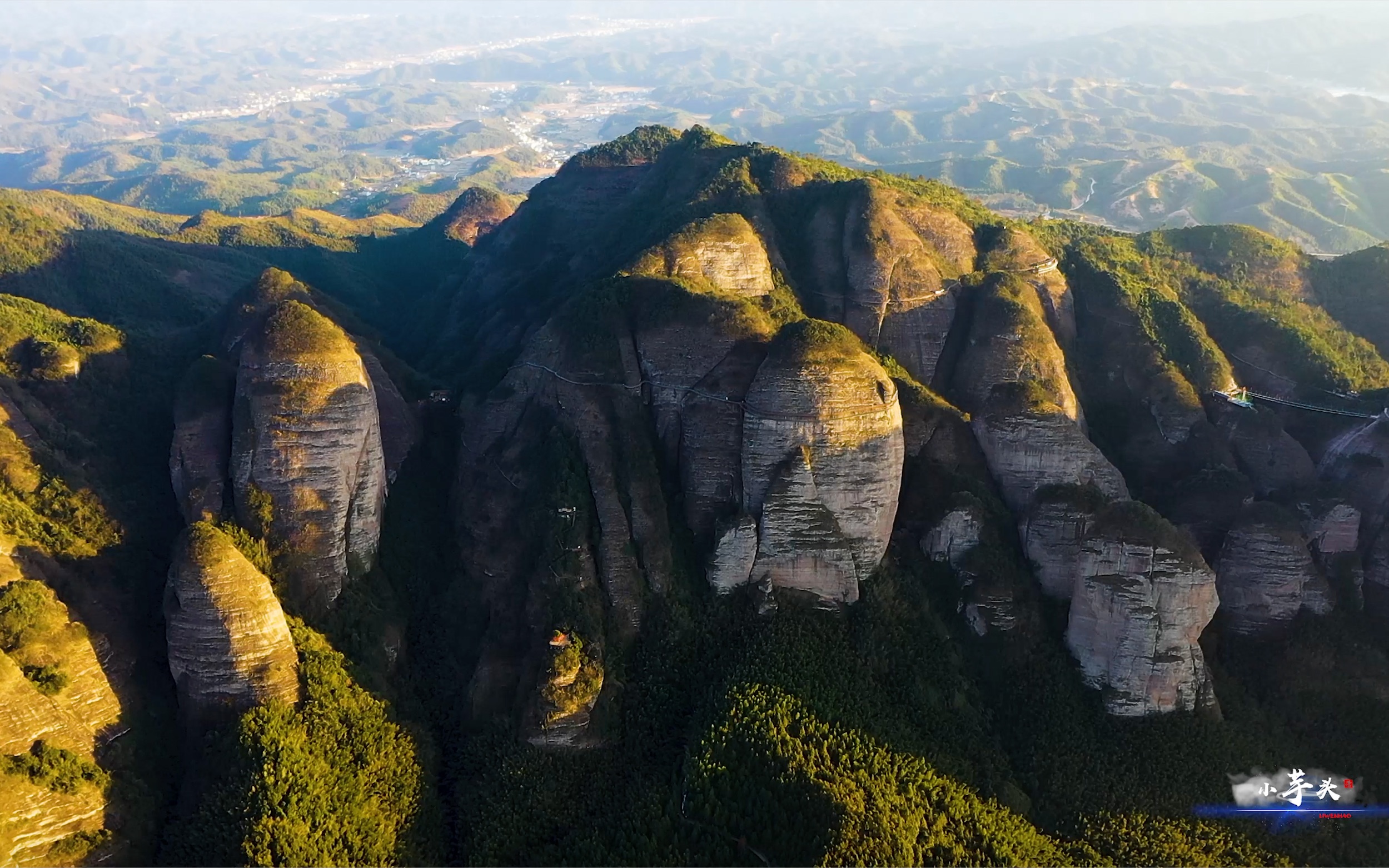 航拍 南武当山