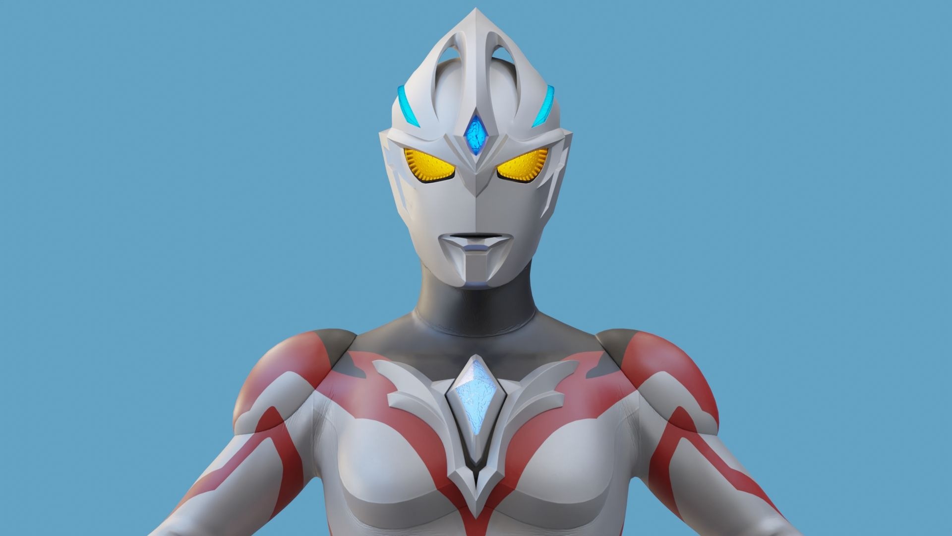 亚刻奥特曼3d模型 公开分享