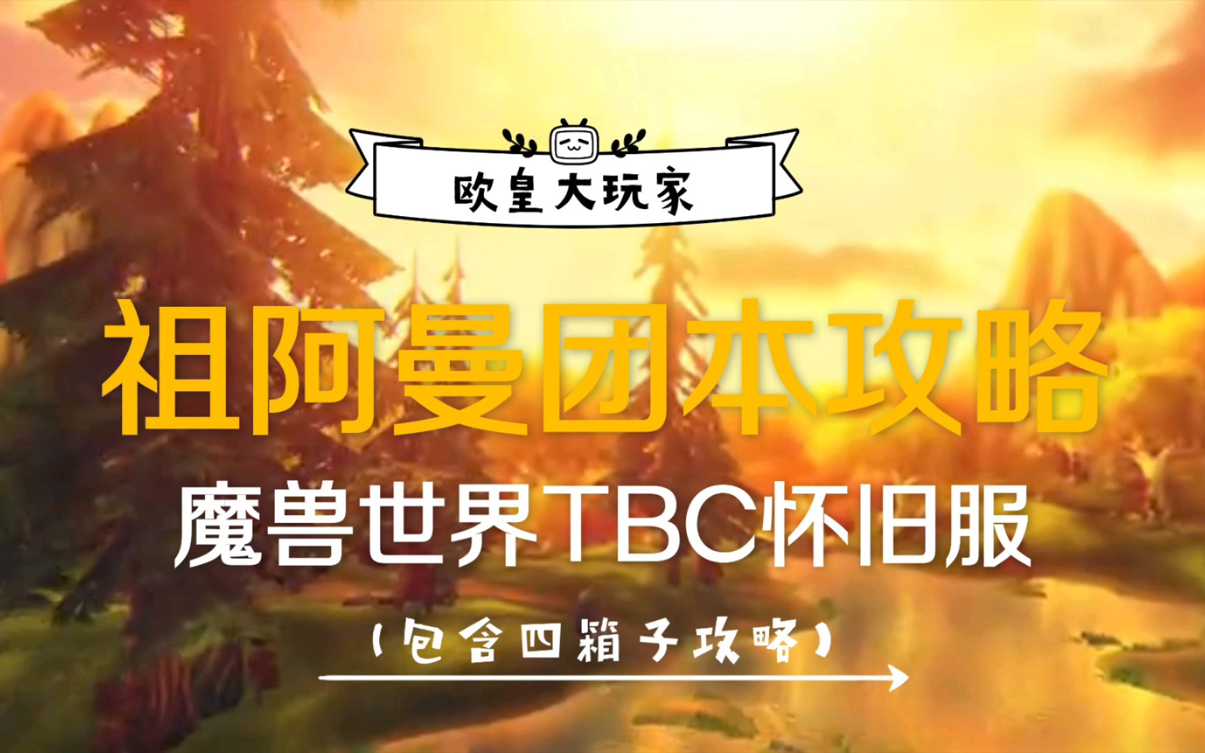 ZAM祖阿曼攻略魔兽世界TBC怀旧服第二部分冲击妖术之怒,击杀祖金WOW游戏攻略