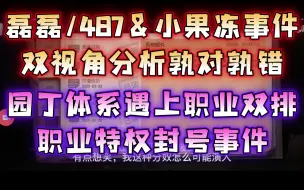 Video herunterladen: 评论弹幕关了，问就是被团建了（磊磊小果冻节奏双方视角分析）