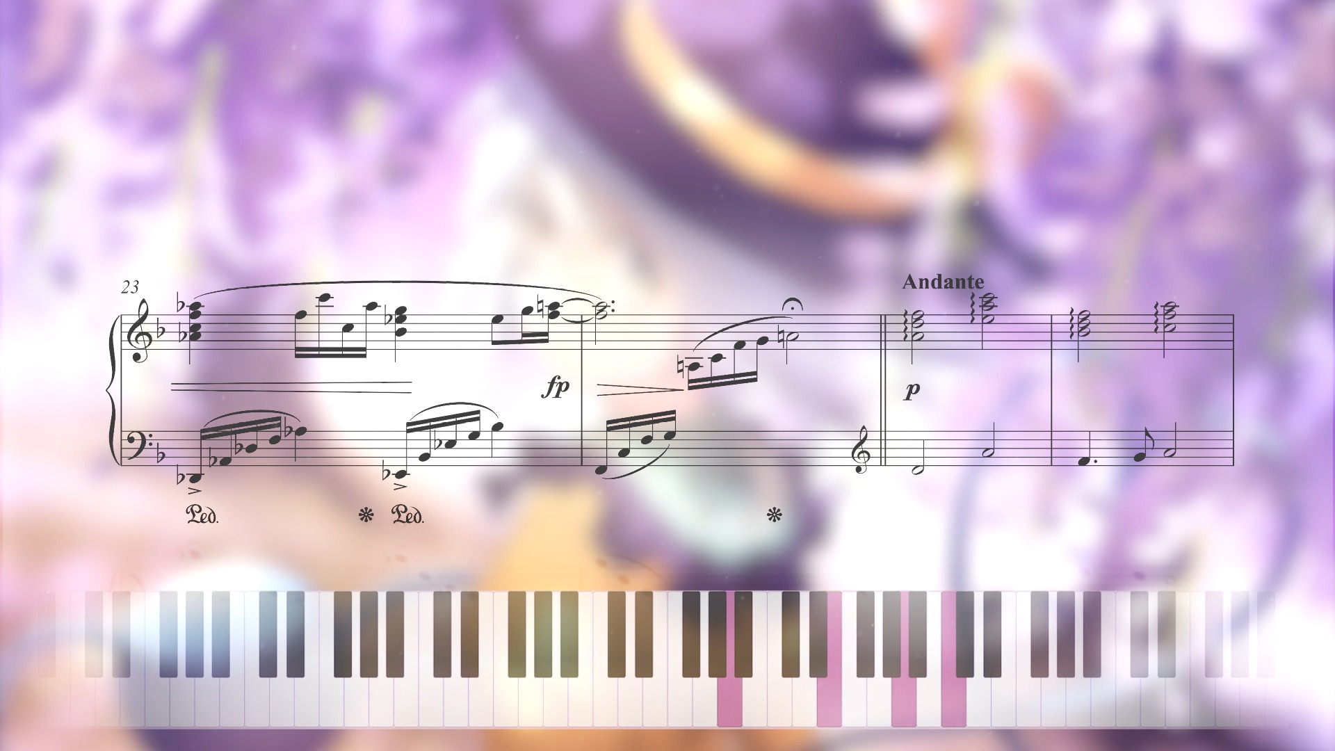 【乐谱整理】a_hisa - sakura kairou(桜廻廊) - piano cover